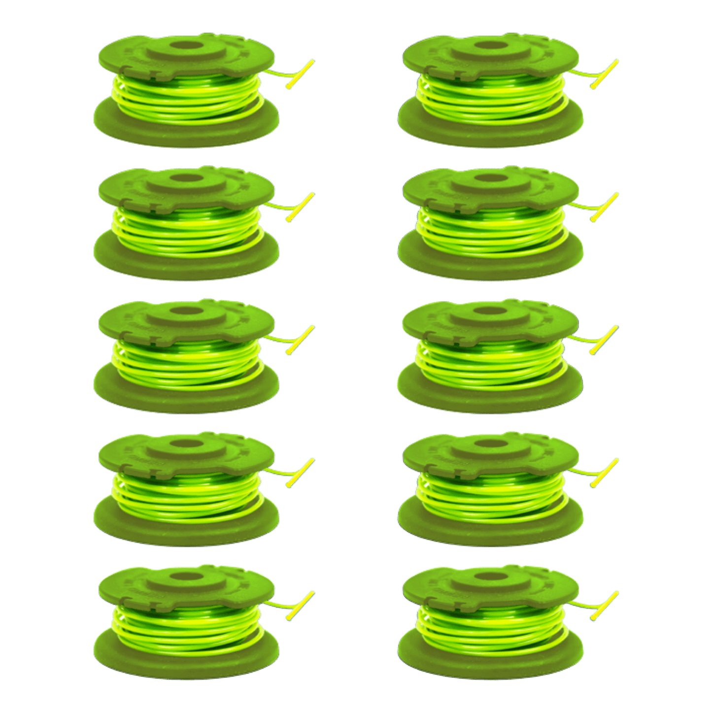 10-pack green spools