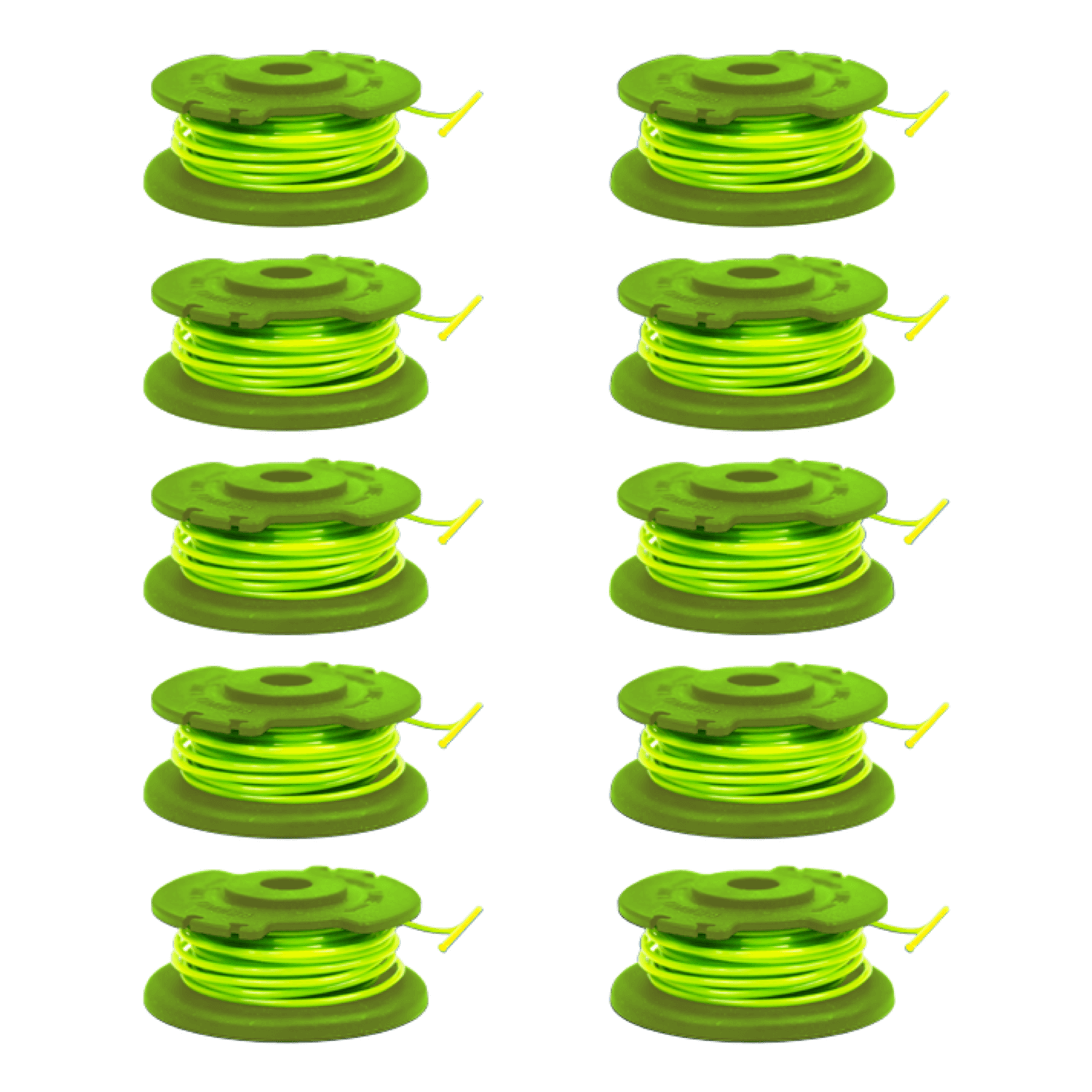 10-pack green spools