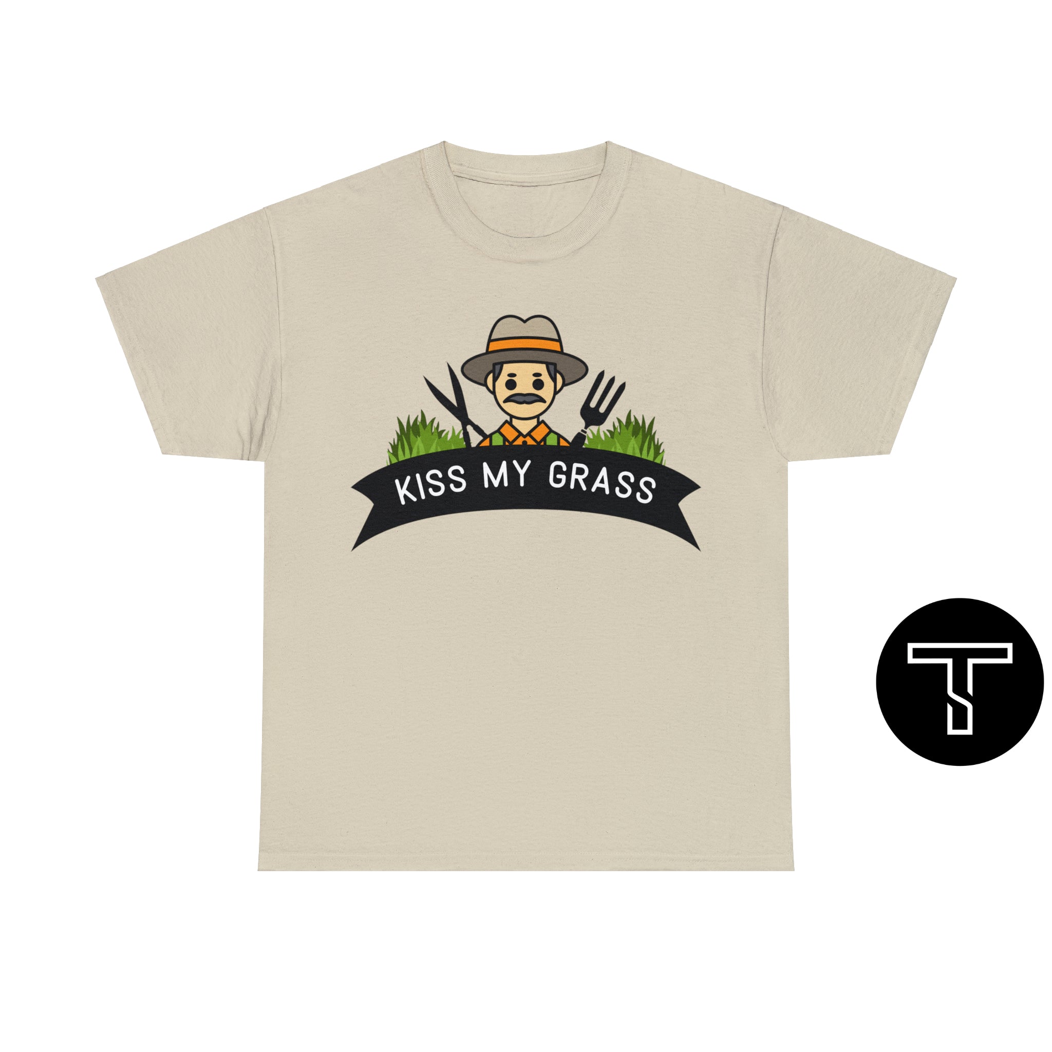 Kiss My Grass - Unisex Heavy Cotton Tee - Trimyxs