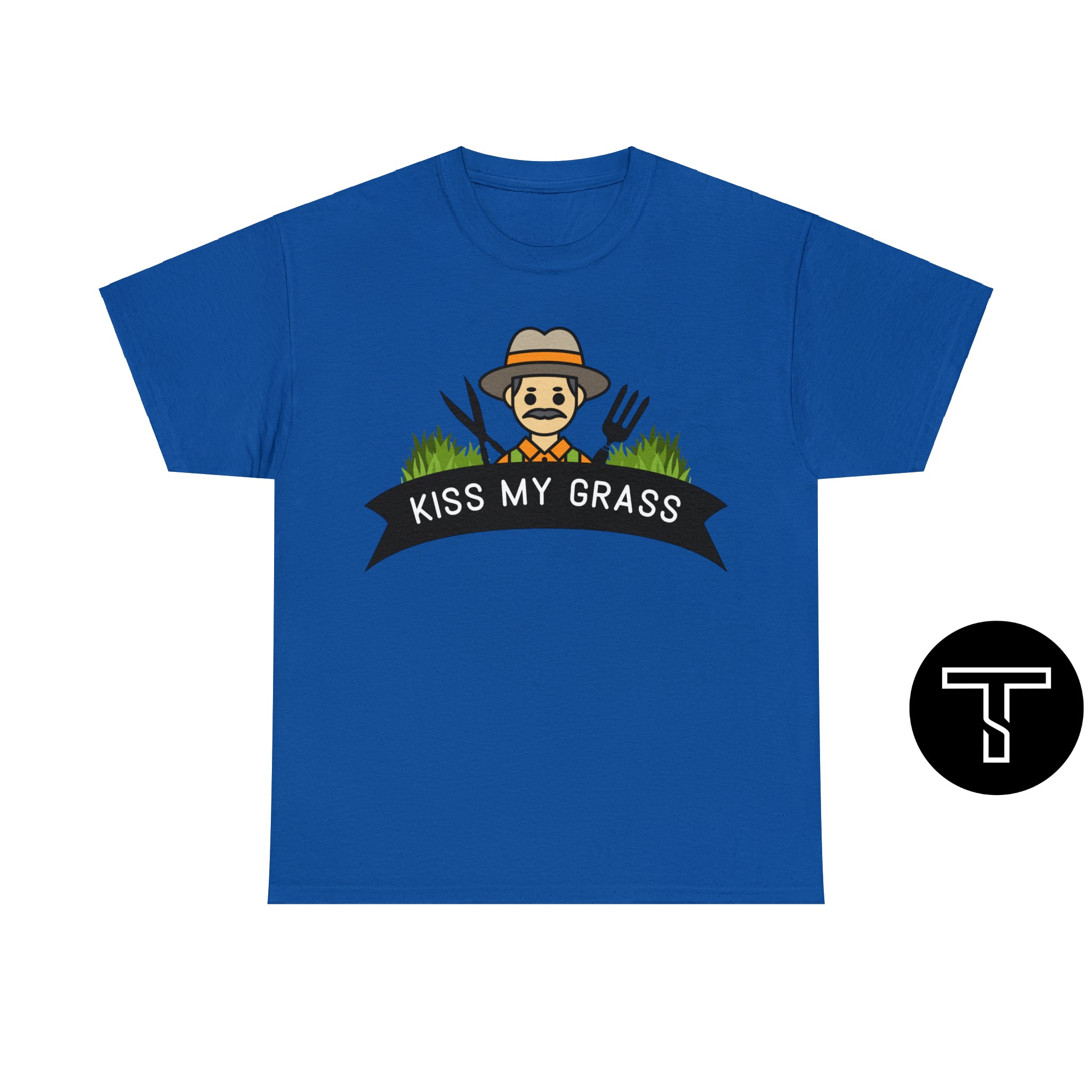 Kiss My Grass - Unisex Heavy Cotton Tee - Trimyxs