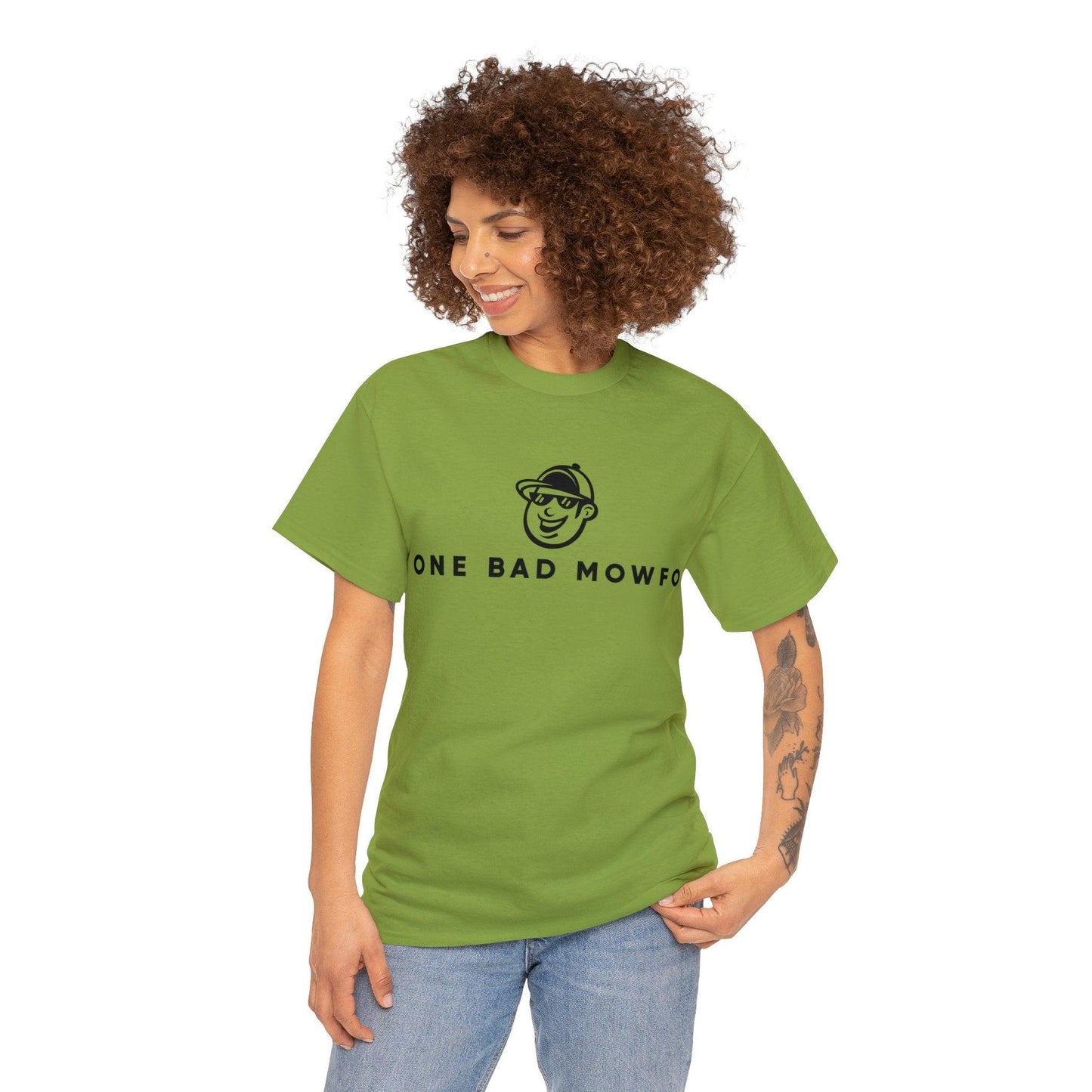 One Bad Mowfo - Unisex Heavy Cotton Tee - Trimyxs