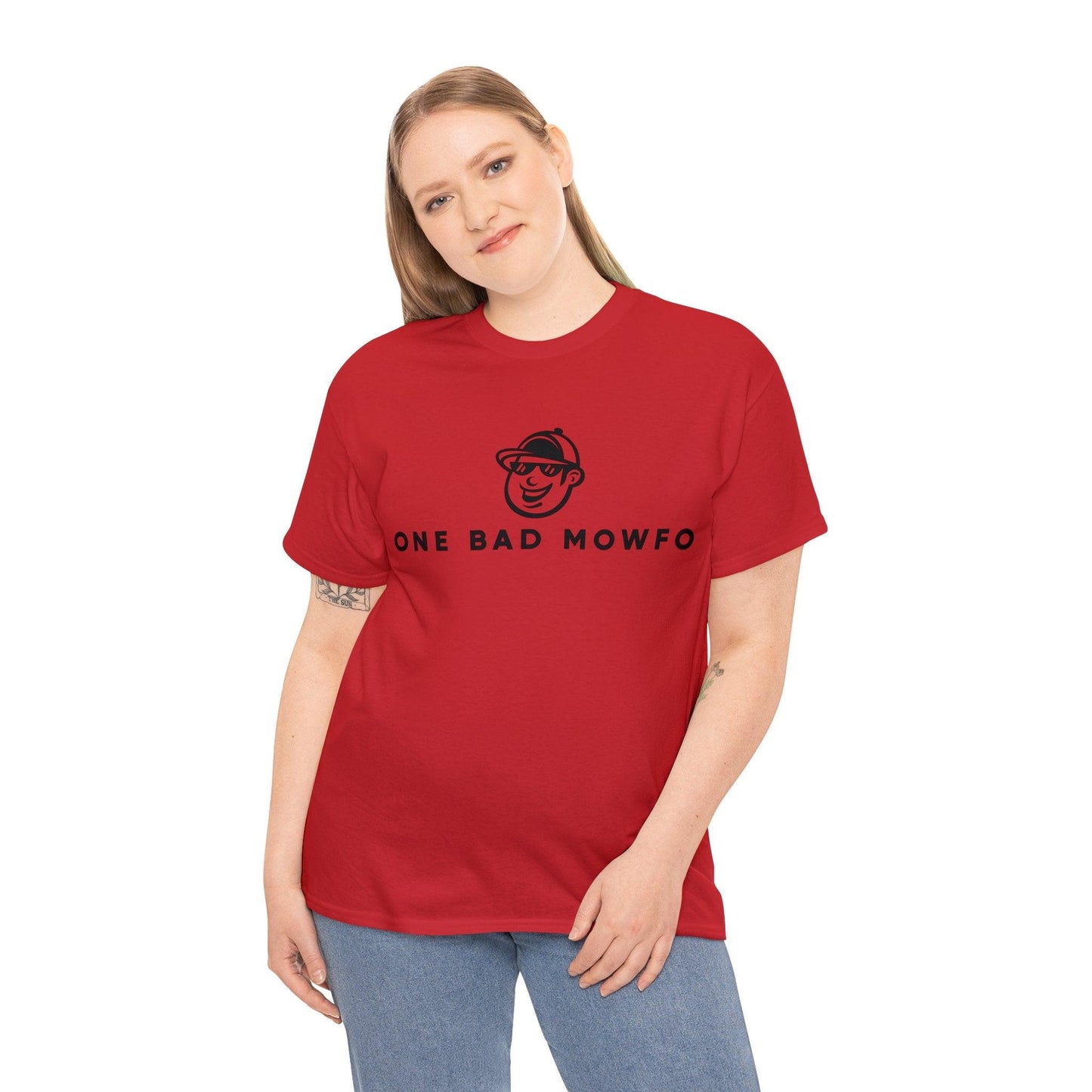 One Bad Mowfo - Unisex Heavy Cotton Tee - Trimyxs