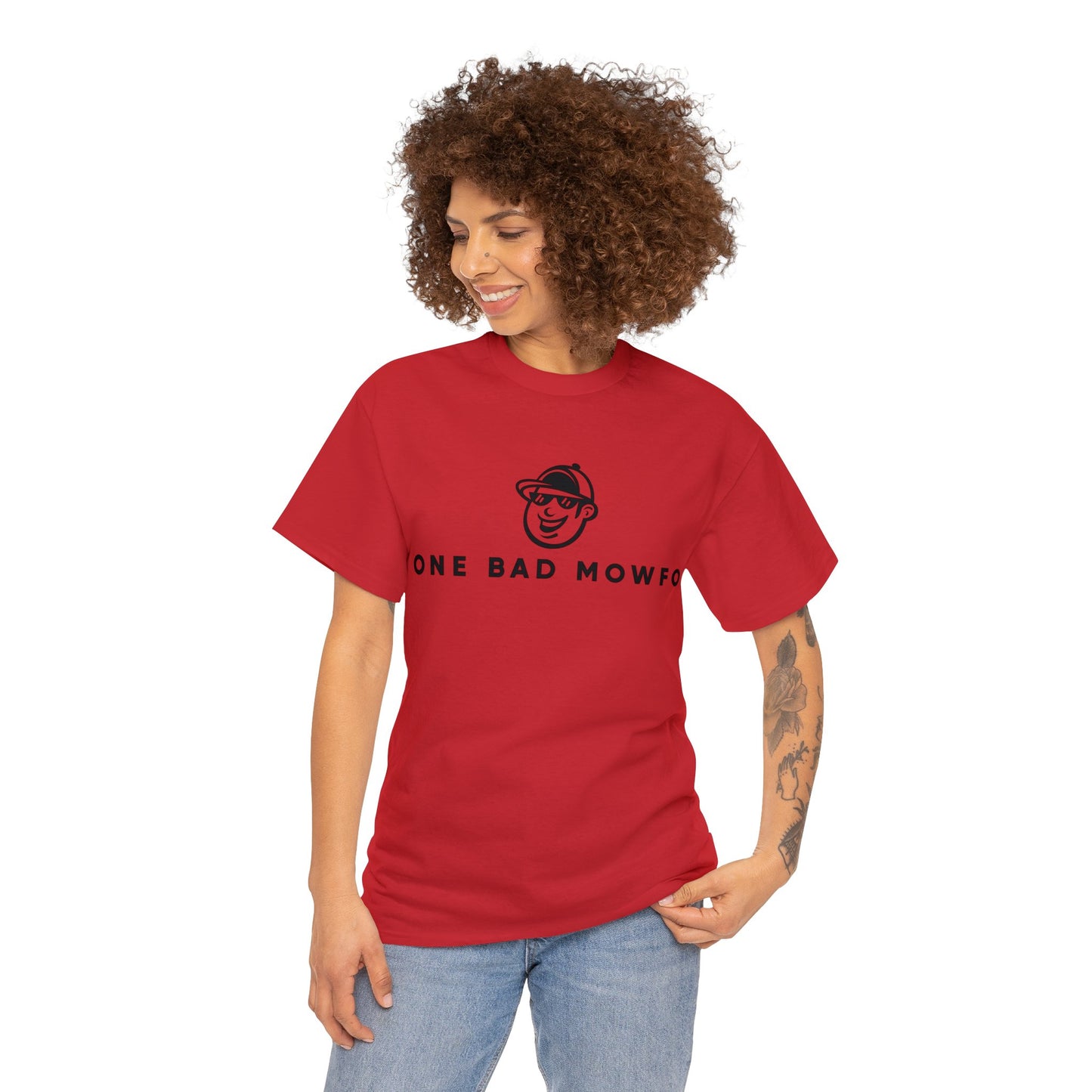 One Bad Mowfo - Unisex Heavy Cotton Tee - Trimyxs