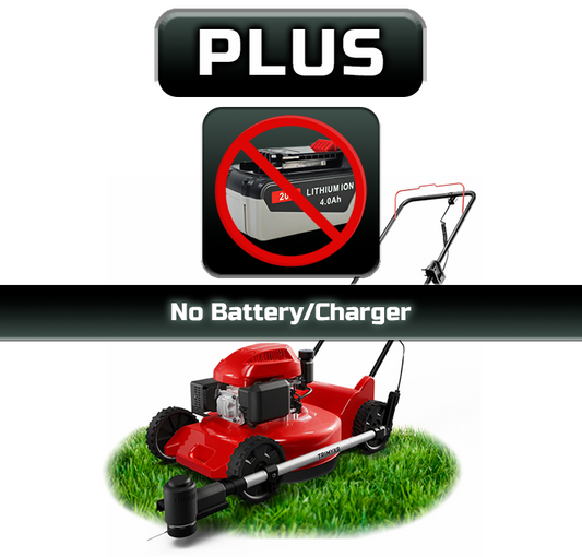 Trimmer & Edger Push Mower Attachment, no battery and charger