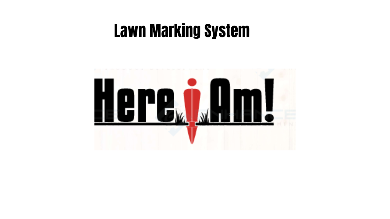 Introduction video about Here I Am - lawn marking system